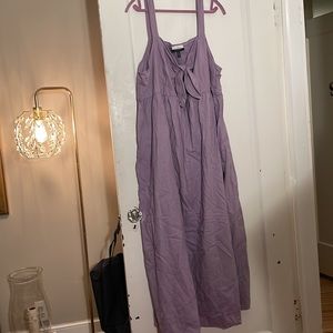 Eloquii Elements Linen Maxi Summer Plus Dress sz26